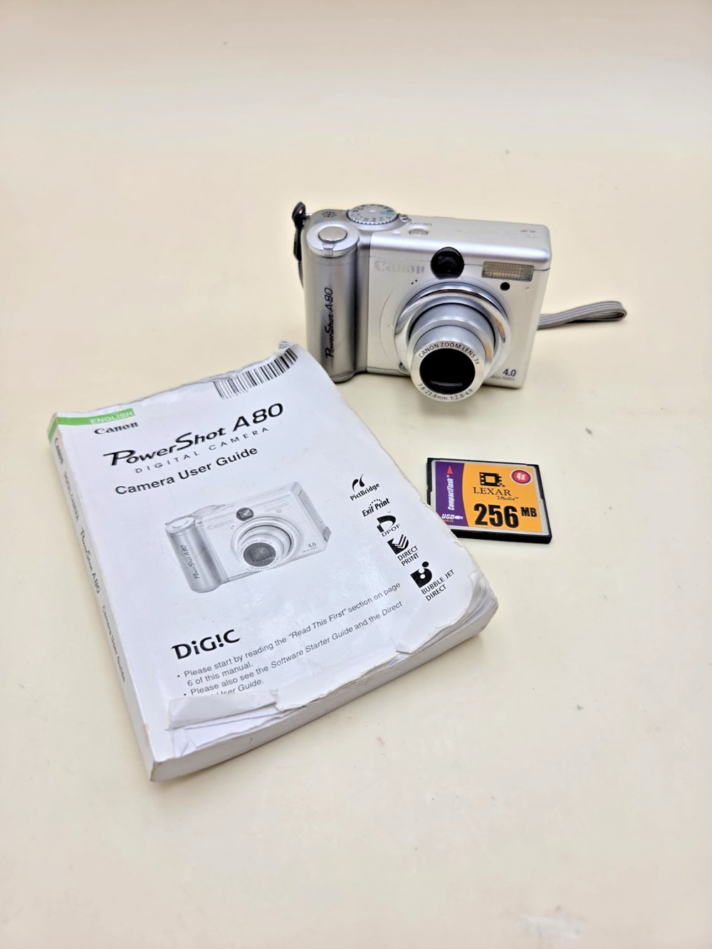 Canon PowerShot A80 digital camera Optical viewfinder Swivel Screen